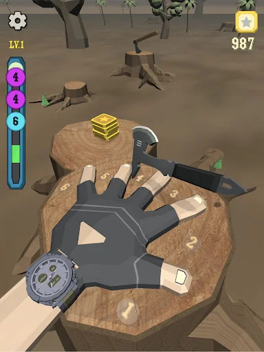 Download Knife Finger Game Terbaru – Uji Kecepatan Jari Anda - Screenshot 10