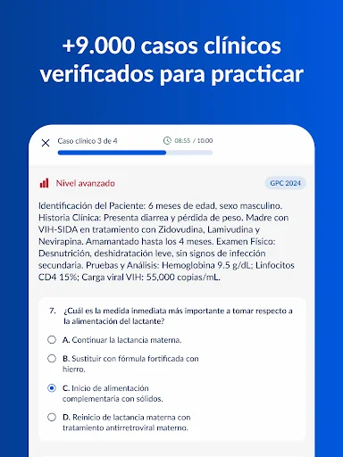 Download Gliamediq: Simulador ENARM Terbaru – Latihan Soal Medis - Screenshot 18