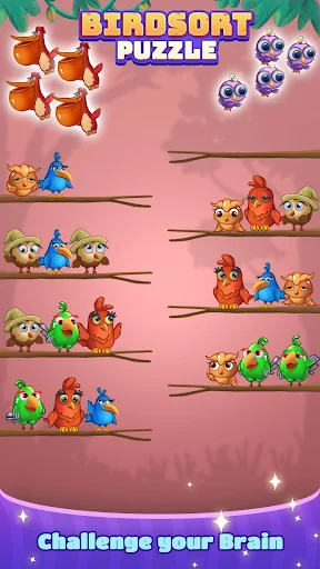 Download Bird Sort: Color Puzzle Master Terbaru – Game Asah Otak - Screenshot 12