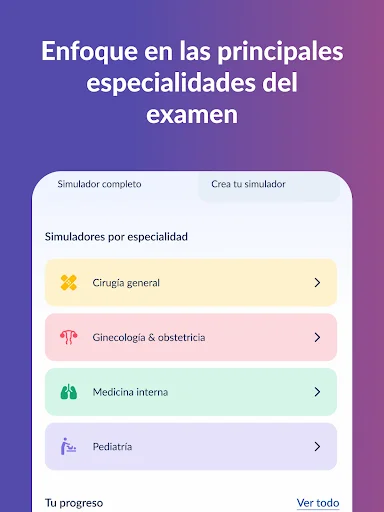 Download Gliamediq: Simulador ENARM Terbaru – Latihan Soal Medis - Screenshot 13