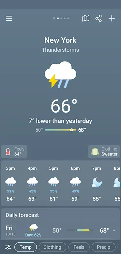 Download Weather & Clima Terbaru – Aplikasi Cuaca Akurat Gratis - Screenshot 18