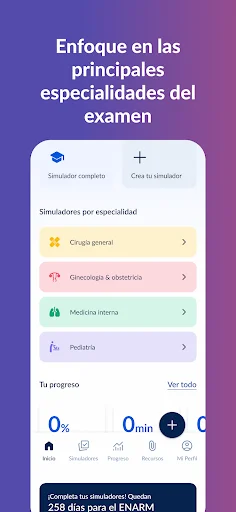 Download Gliamediq: Simulador ENARM Terbaru – Latihan Soal Medis - Screenshot 5