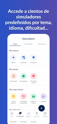 Download Gliamediq: Simulador ENARM Terbaru – Latihan Soal Medis - Screenshot 4